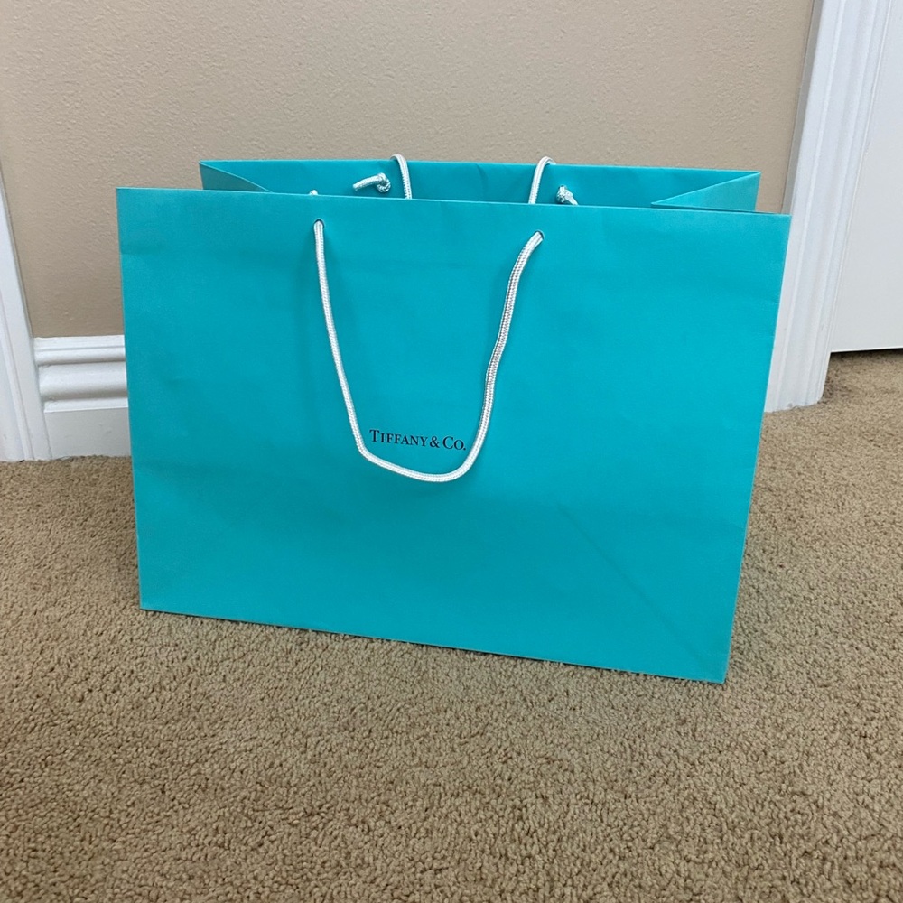 Extra Large Tiffany & Co. Shopping Bag/ Prop